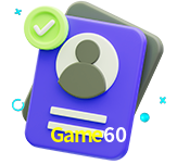 Tornar-se um membro do Game60 é muito simples