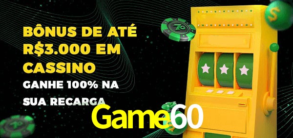Game60 melhor bônus de depósito